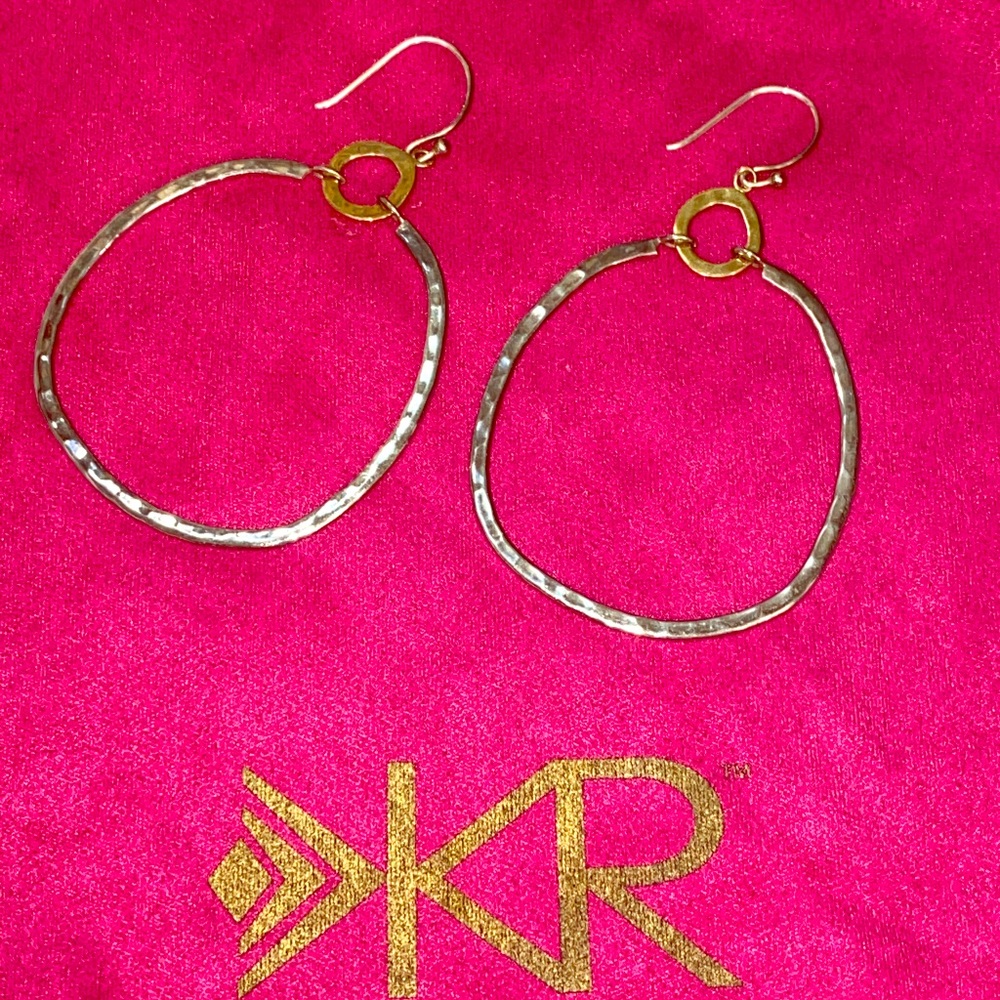 Silpada “Dynamic Duo” Circle Earrings